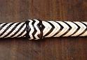 4ft Black and White 24 plait Custom Bullwhip transition knot detail B